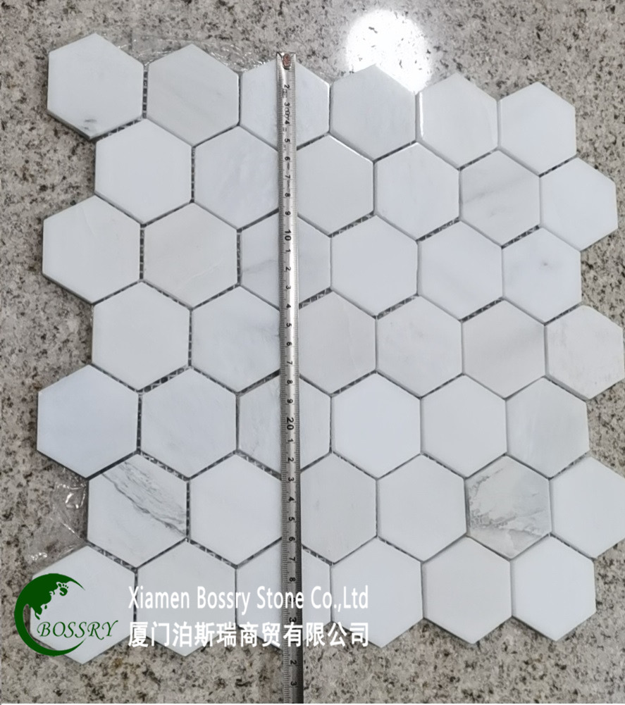 New Design Tile  White Marble Mosaic With High Quality