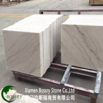 Wholesale polished 60x60 white marble with Gray Vein Marble Tile