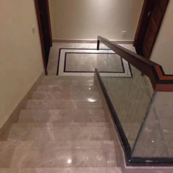 Light Gray Marble Stairs