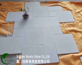 Cinderella Grey Marble Paver Tumbled Floor Tile