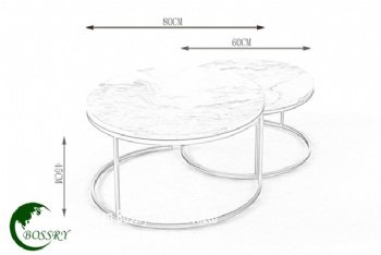  Greece Volakas White Marble Round Dining Table Tops Countertops	