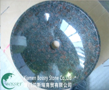 Tan Brown Granite Round Sink BST-R008