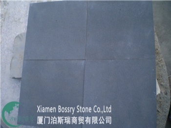 China Good Price Black Basalt Honed Tile