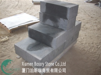 China Zhangpu Black Basalt Saw Cut Brick