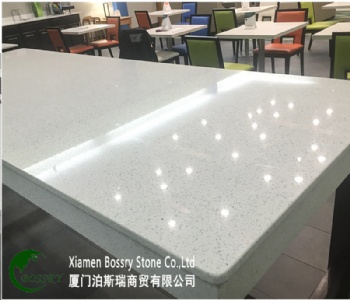 China Crystal White Quartz Countertop and Vanity Top