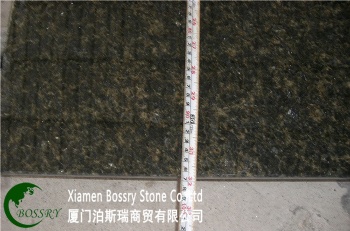  Prefabricated Verd Ubatuba granite vanity tops with back splash	