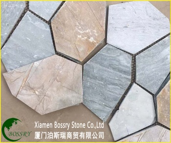 Multicolor Slate Flagstone Pattern crazy size for patio paving
