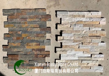  Rustic White Slate Cladding Wall Panel	