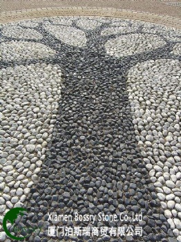  China Stone Supplier Black Pebble Stone	