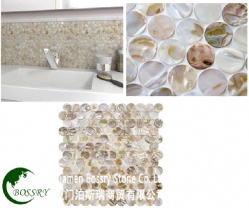 Bathroom Kitchen Backsplash Tile Pearl Shell Mosaic Tile