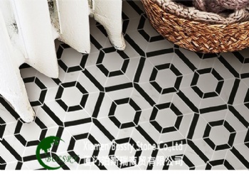 New Product Black and White Mosaic Tile
