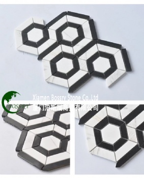  New Product Black and White Mosaic Tile	
