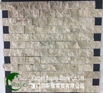 Beige Travertine Natural Split  Culture Stone Panel Tile