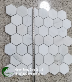 New Design Tile  White Marble Mosaic With High Quality