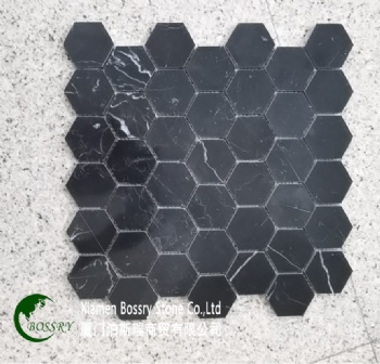 Black Marble Mosaic for Swimming Pool and Floor