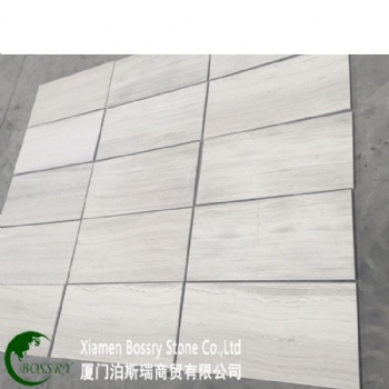  China white wood grain marble	
