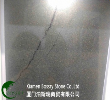 China Black Basalt with Ant Line Polish Tile