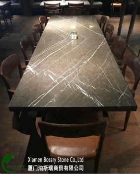 Pietra Grey Marble Table