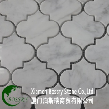 Lantern Design Marble Mosaic Tile